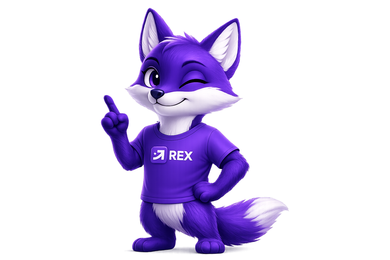 Rex Mascot Blink